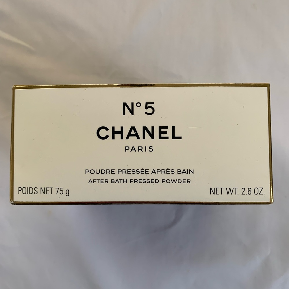 Chanel no5 after bath pressed power 75g